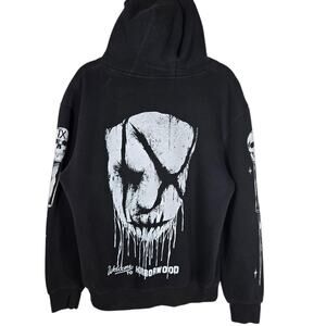 Ice Nine Kills IX Mask Horrorwood Graphic Hoodie Men’s Medium Black